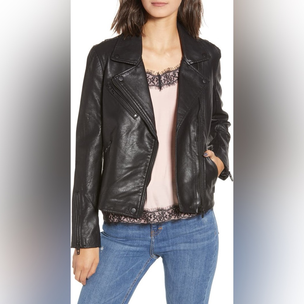 BLANKNYC Moto Black Jacket Womens